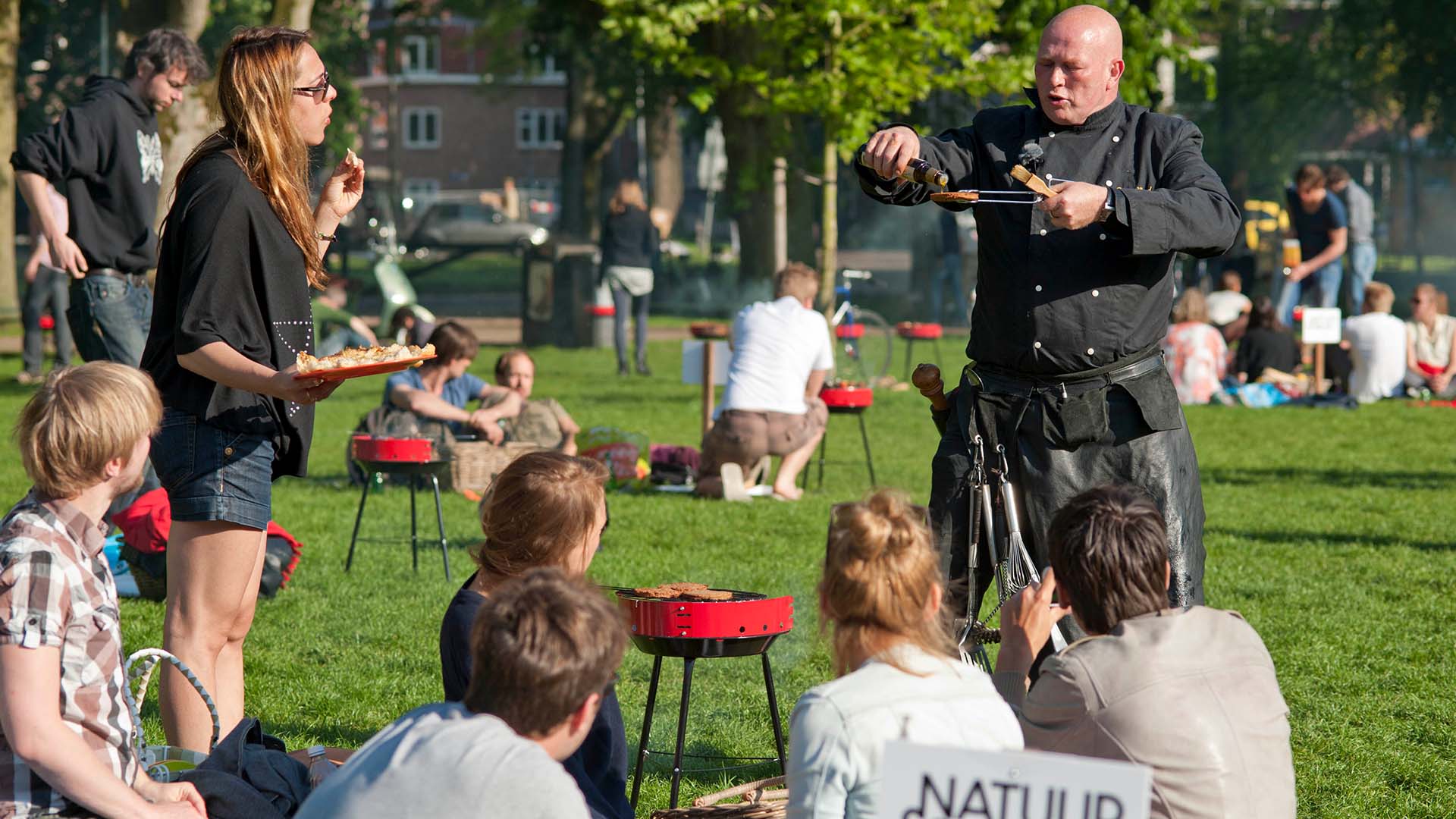 Natuur-Milieu-Pop-up-BBQ-merk-activatie