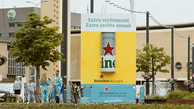 Heineken – Silver Furry Billboard